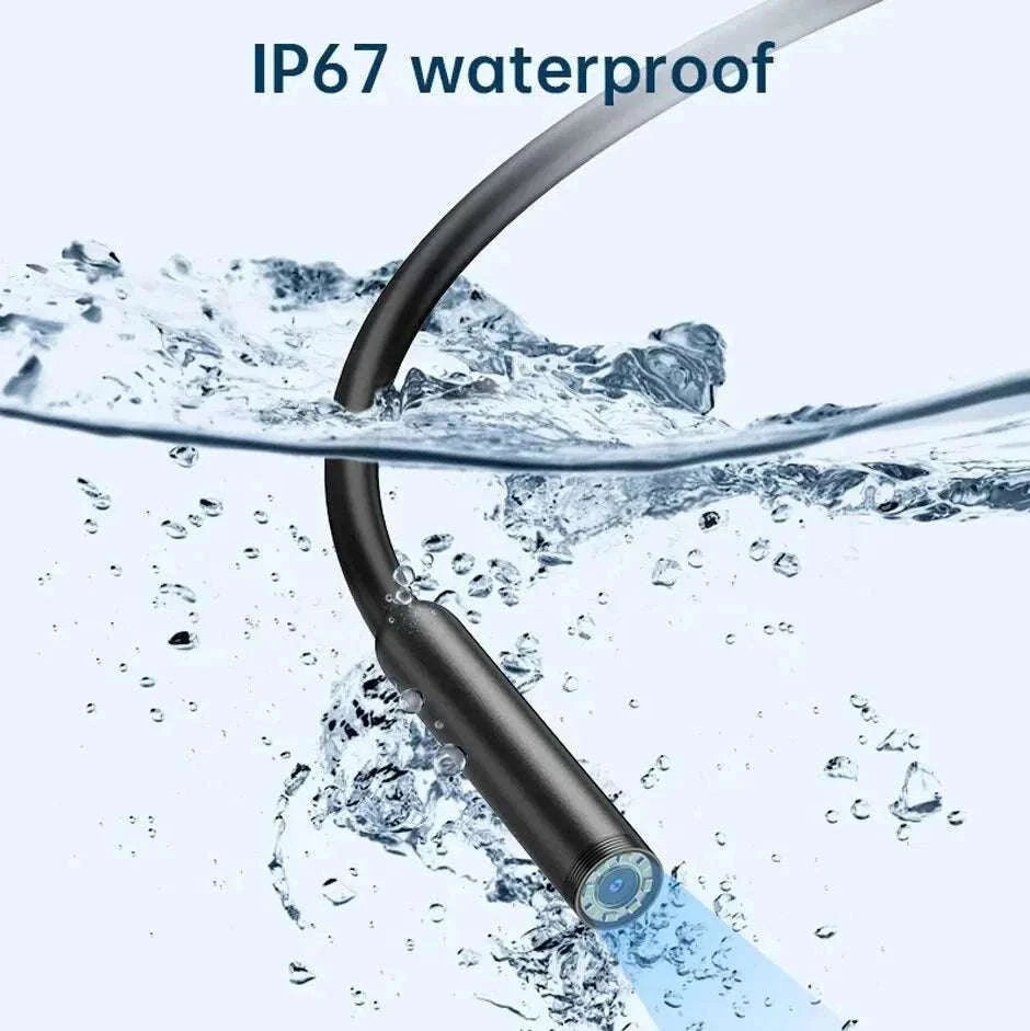USB C Endoscope Camera 5.5mm Borescope with LED Lights-United States / Soft Cable / 1m