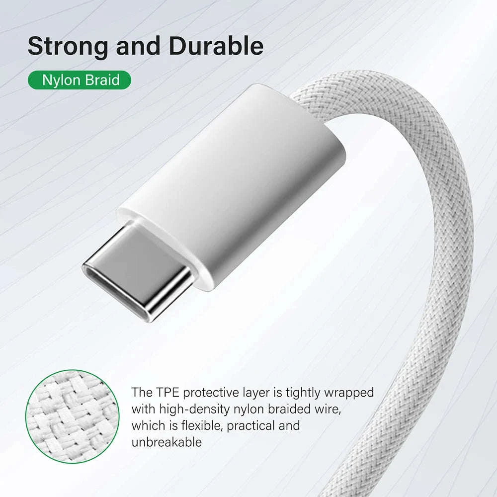 USB-C to Magnetic Charger Cable for Compatible Laptops-WHITE / 2m