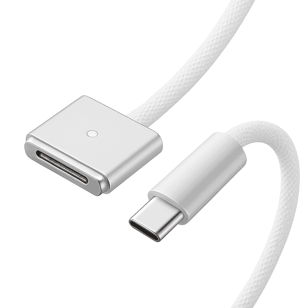 USB-C to Magnetic Charger Cable for Compatible Laptops-WHITE / 2m