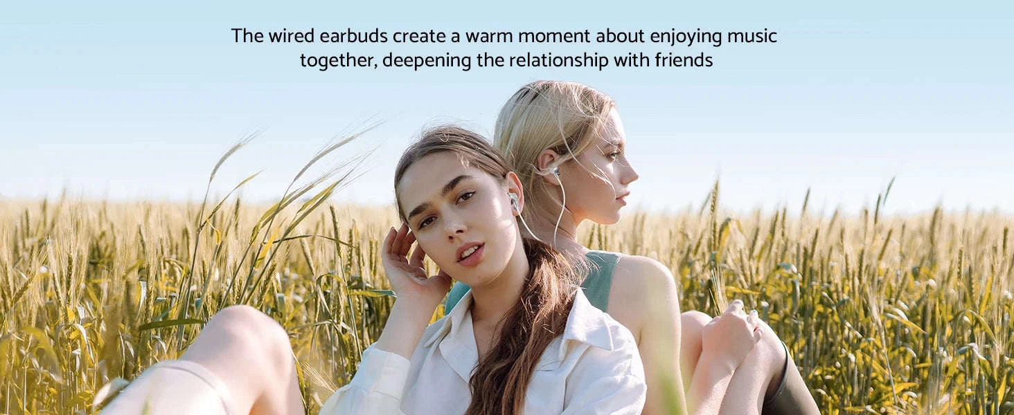 USB-C Wired Earphones for Samsung & Android-Black 3.5mm