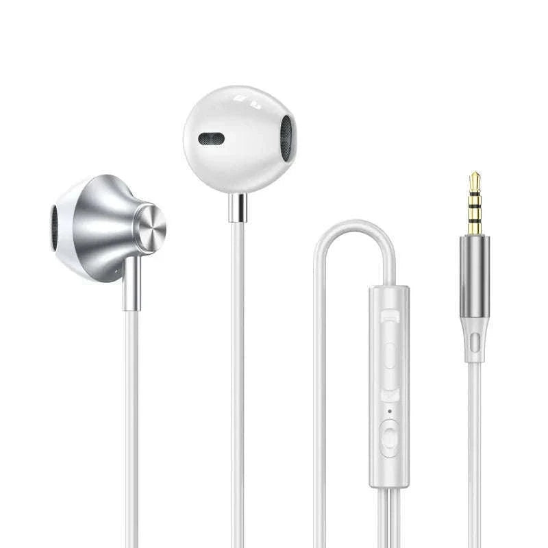 USB-C Wired Earphones for Samsung & Android with Mic-Black 3.5mm