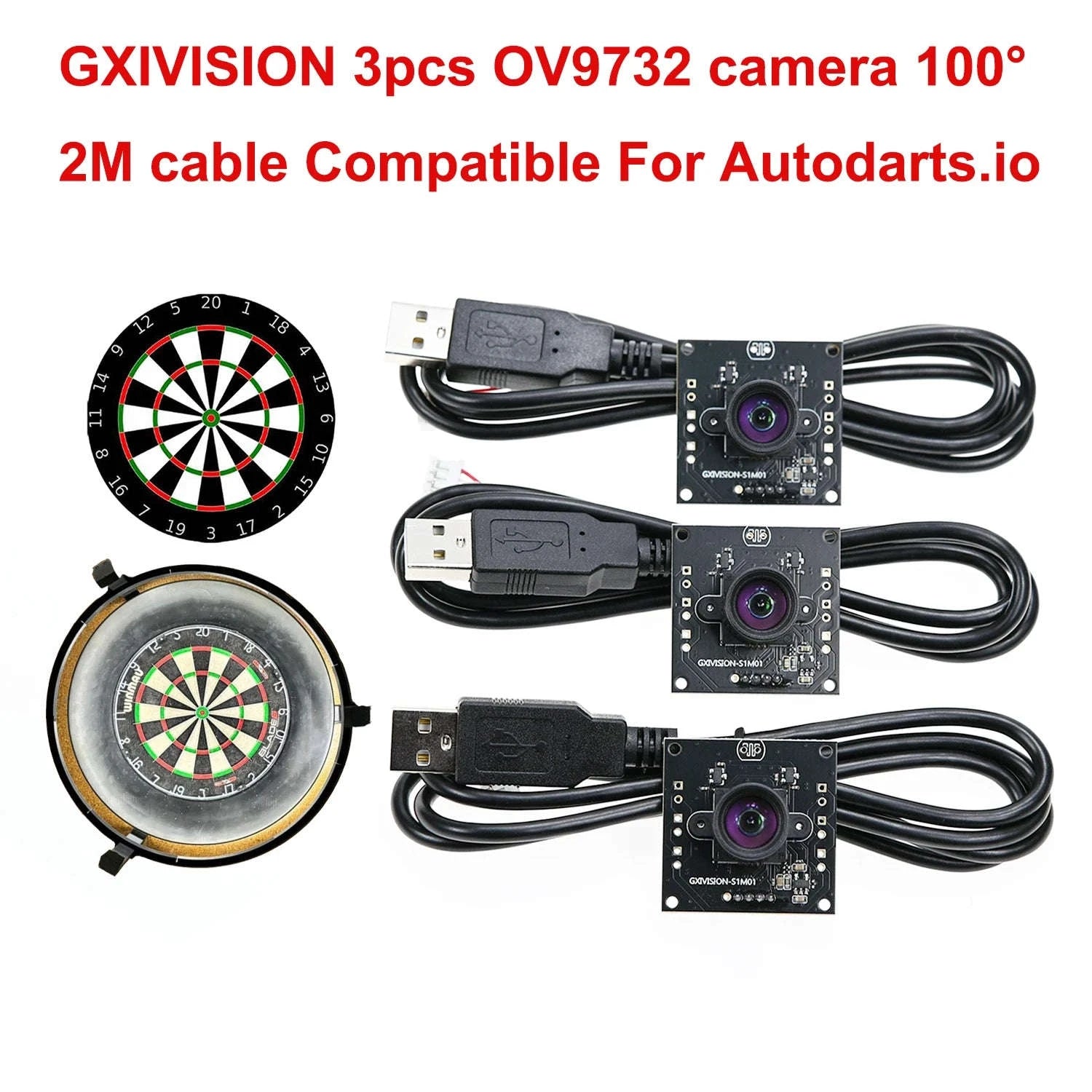 USB Camera Module for Autodarts Scoring System 30FPS Wide Angle-OV2710 / China Mainland