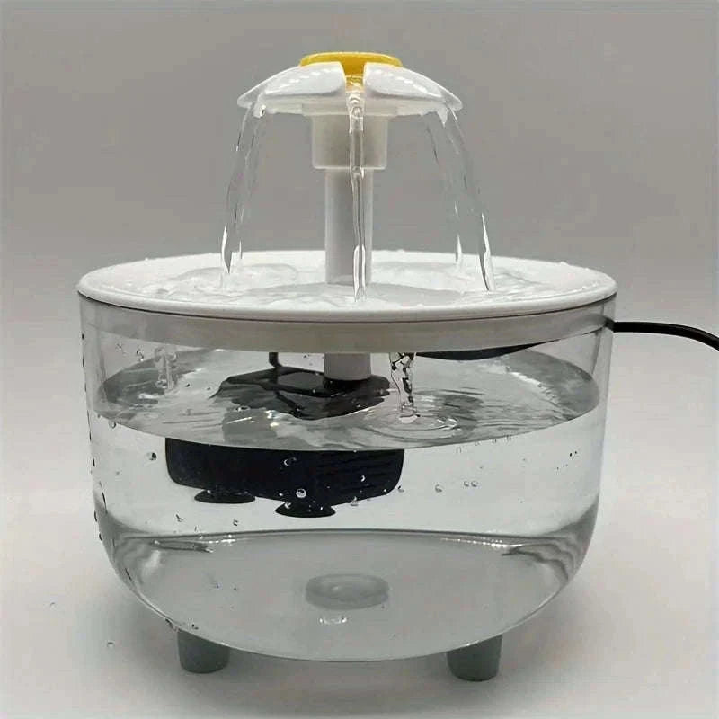 USB Electric Pet Water Fountain 1L Automatic Cat Dispenser-2 / USB Plug DC5V / 1L