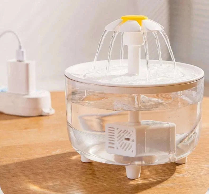 USB Electric Pet Water Fountain 1L Automatic Cat Drinking Dispenser-1 / USB Plug DC5V / 1L