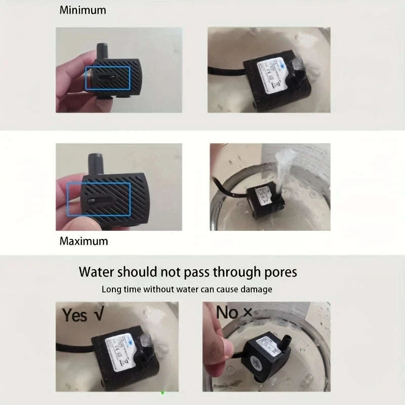 USB Electric Pet Water Fountain 1L Automatic Cat Drinking Dispenser-1 / USB Plug DC5V / 1L