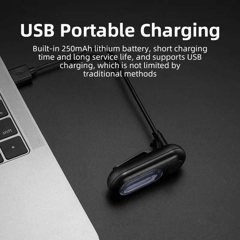 USB Rechargeable Bicycle Rear Light, 5 Modes-PT-6005B