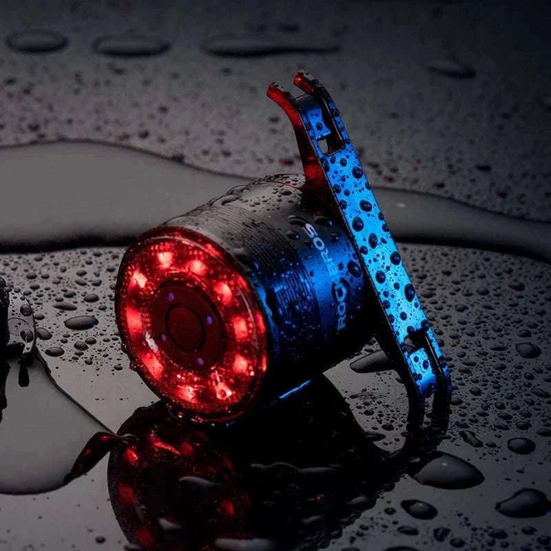 USB Rechargeable Bicycle Rear Light with Smart Sensing & IPX6 Waterproof-Q1