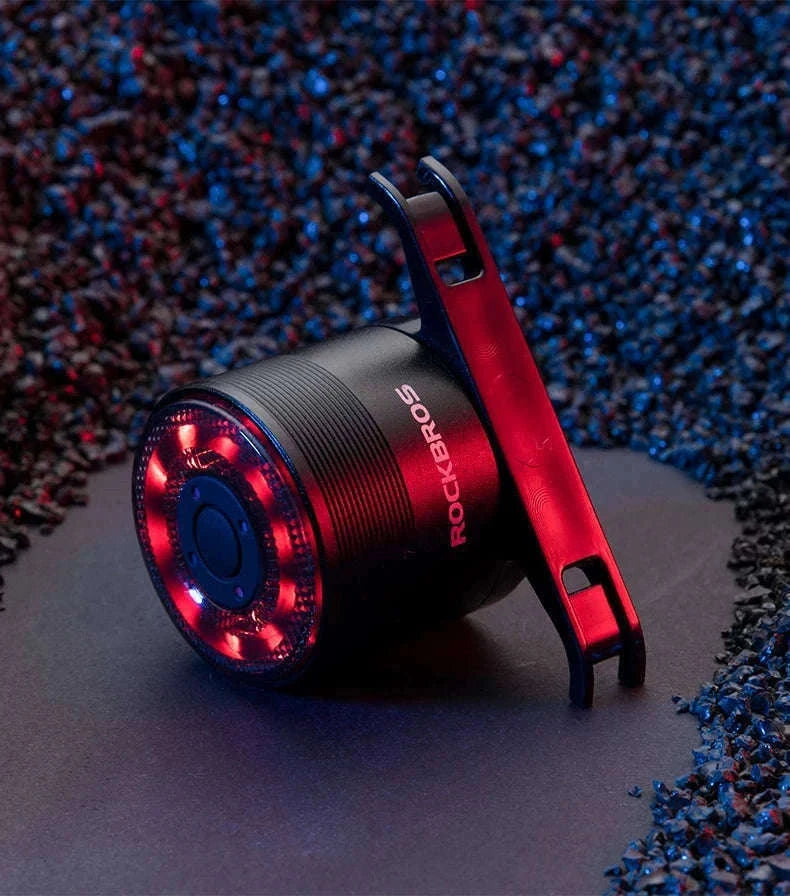 USB Rechargeable Bicycle Rear Light with Smart Sensing & IPX6 Waterproof-Q1