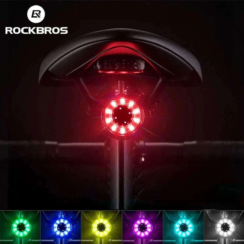 USB Rechargeable Bicycle Rear Light with Smart Sensing & IPX6 Waterproof-Q1