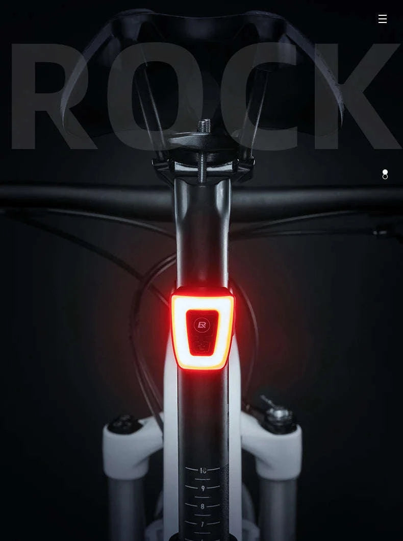 USB Rechargeable Bike Tail Light with 9 Modes Waterproof LED-Default Title