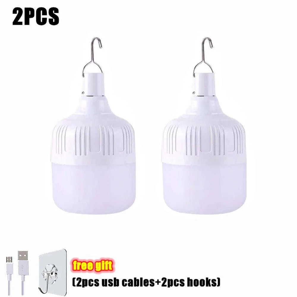 USB Rechargeable LED Portable Lantern for Outdoor Use-450w / 2pcs