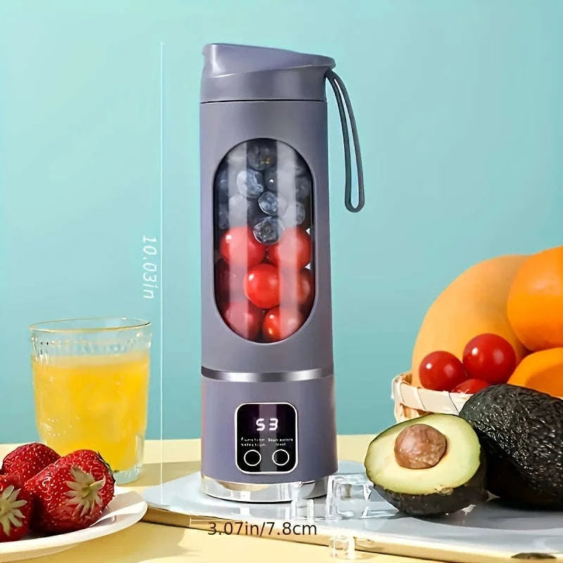 USB Rechargeable Portable Blender Juicer, 10oz-17oz Smoothie Maker-green / United States