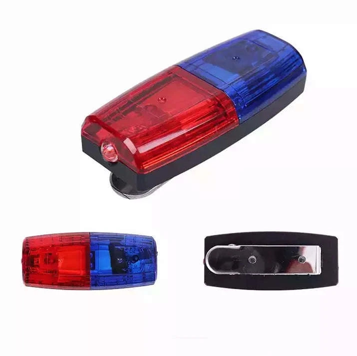 USB Rechargeable Warning Safety Light-Red Blue