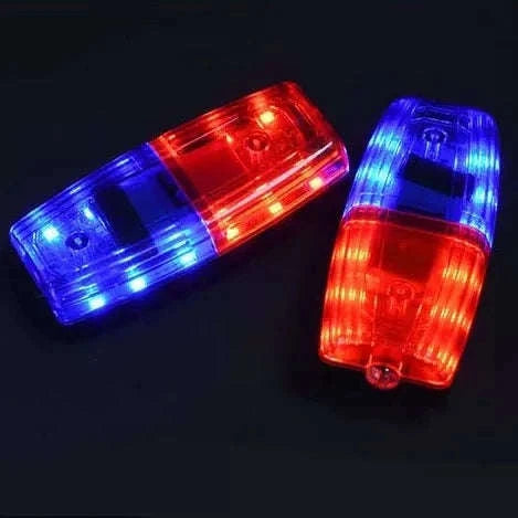 USB Rechargeable Warning Safety Light-Red Blue