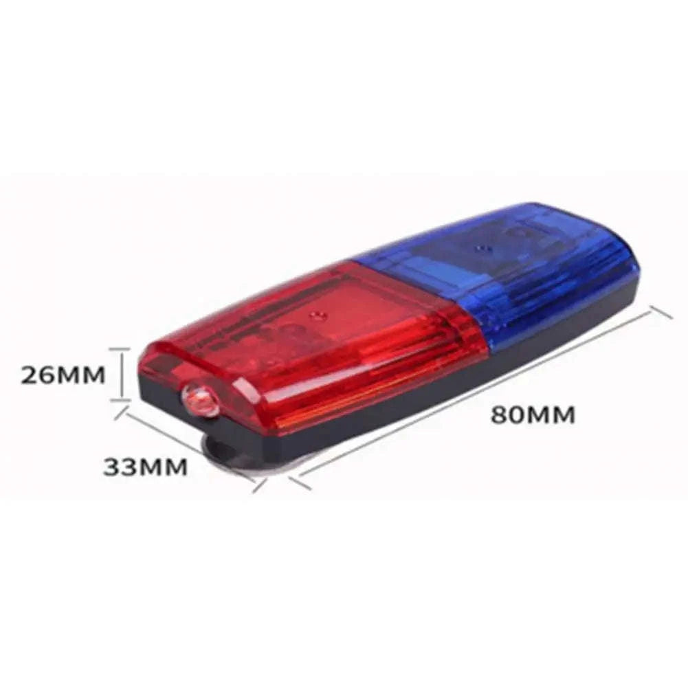 USB Rechargeable Warning Safety Light-Red Blue