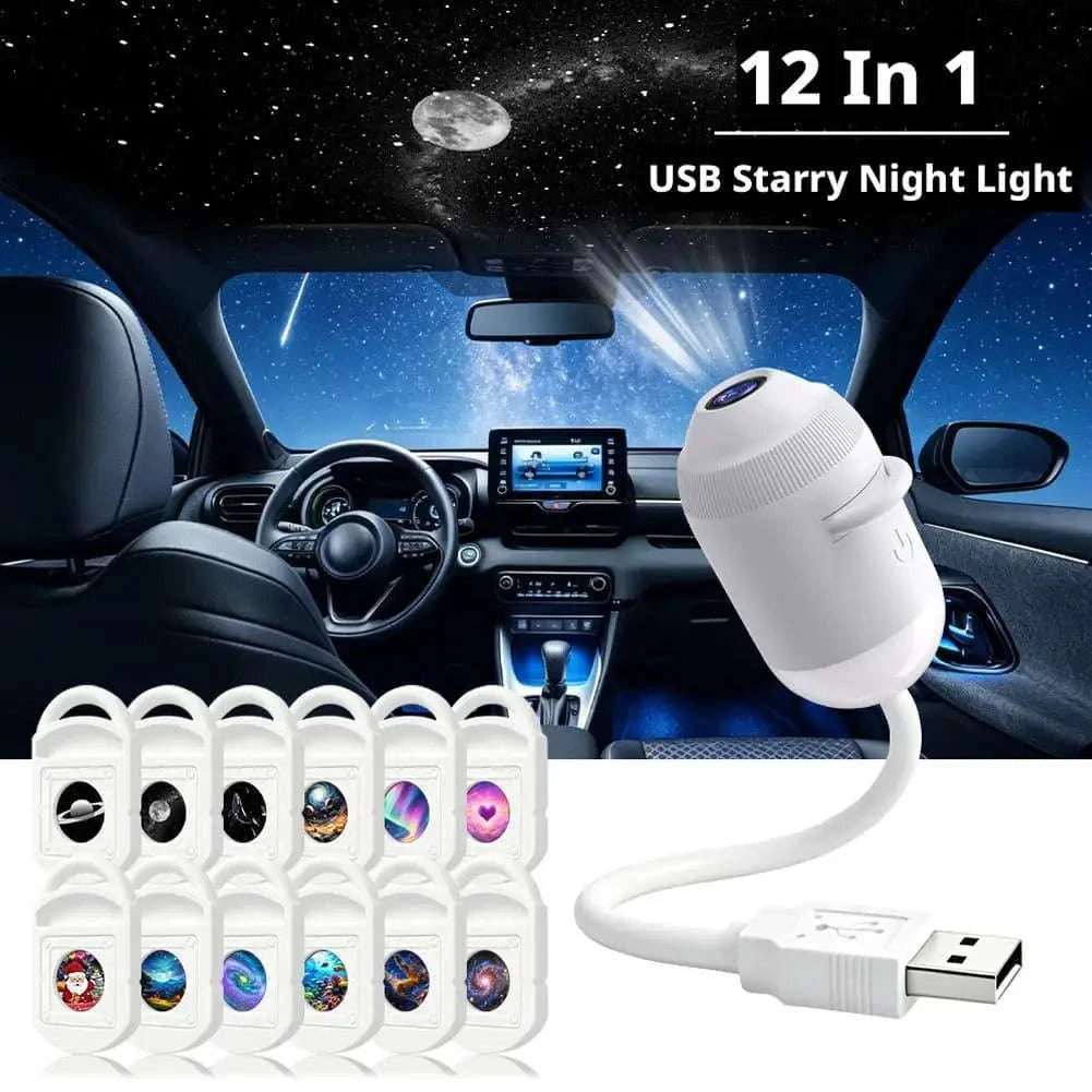 USB Starry Sky Projection Light-6in1