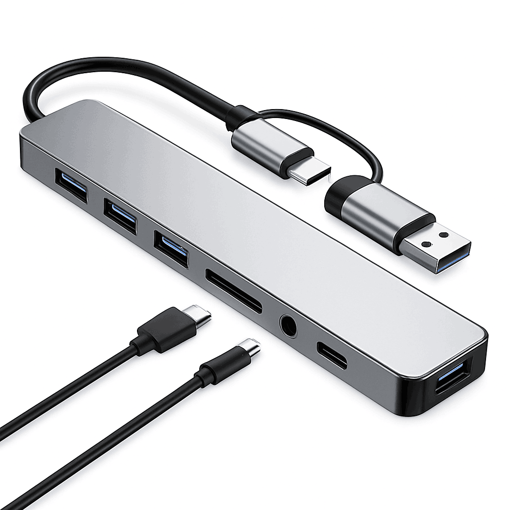 USB Type C Adapter Docking Station Multi-Port Hub-7 in 2 PD / China Mainland