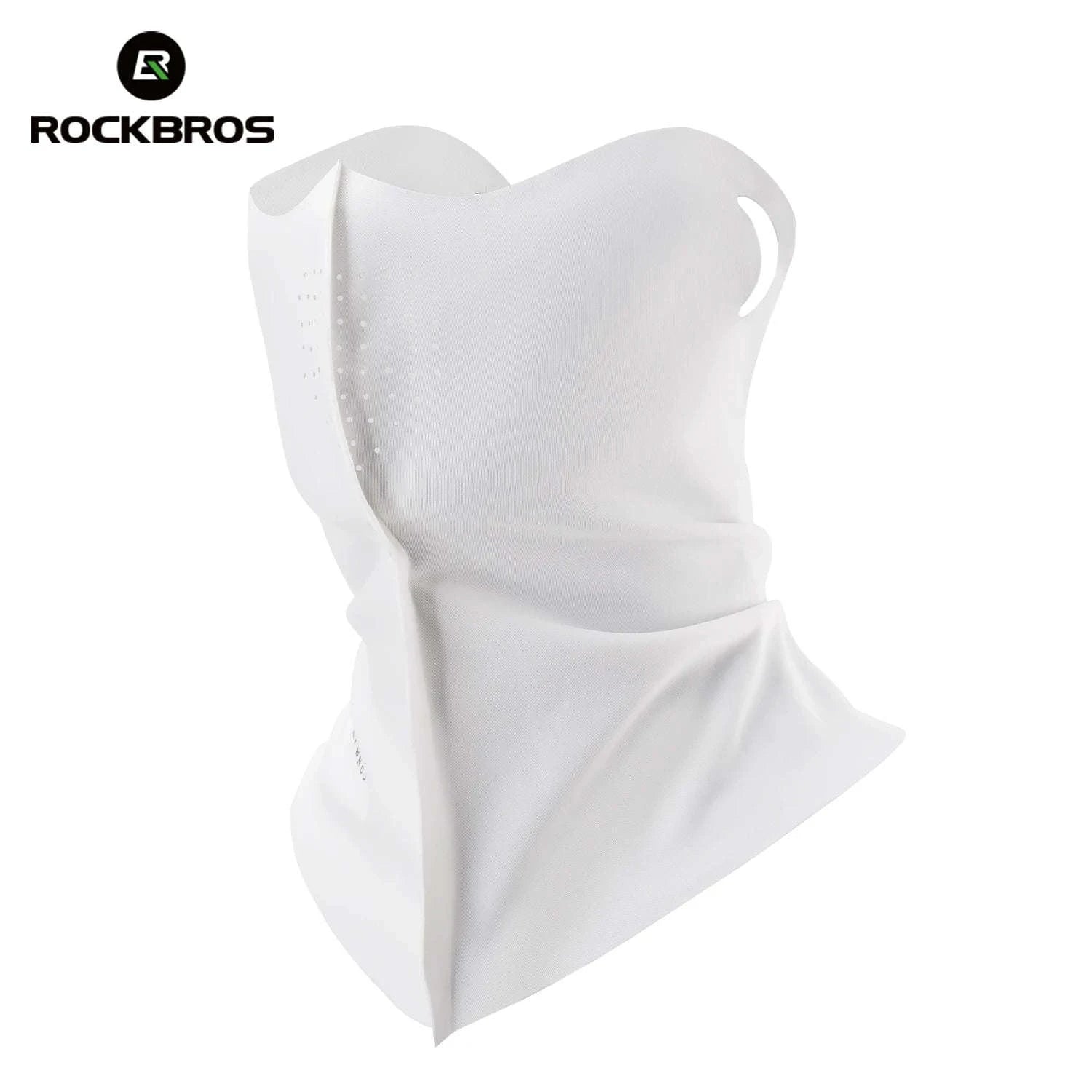 UV Protection Ice Silk Face Scarf Cycling Mask Neck Cover-MZ025-WT / One Size