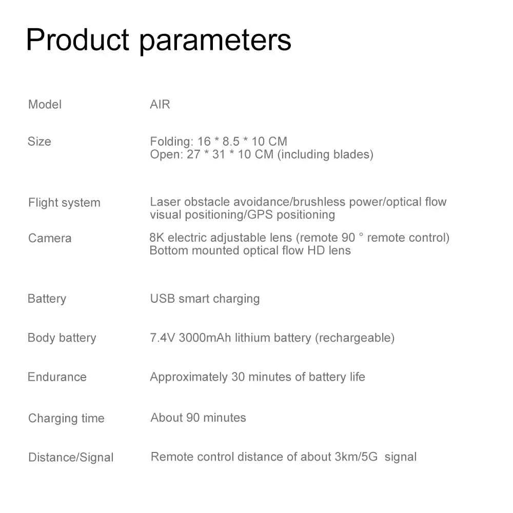 V198 GPS Drone with 8K Camera, Obstacle Avoidance & 3KM Range-Screen-8K-3B