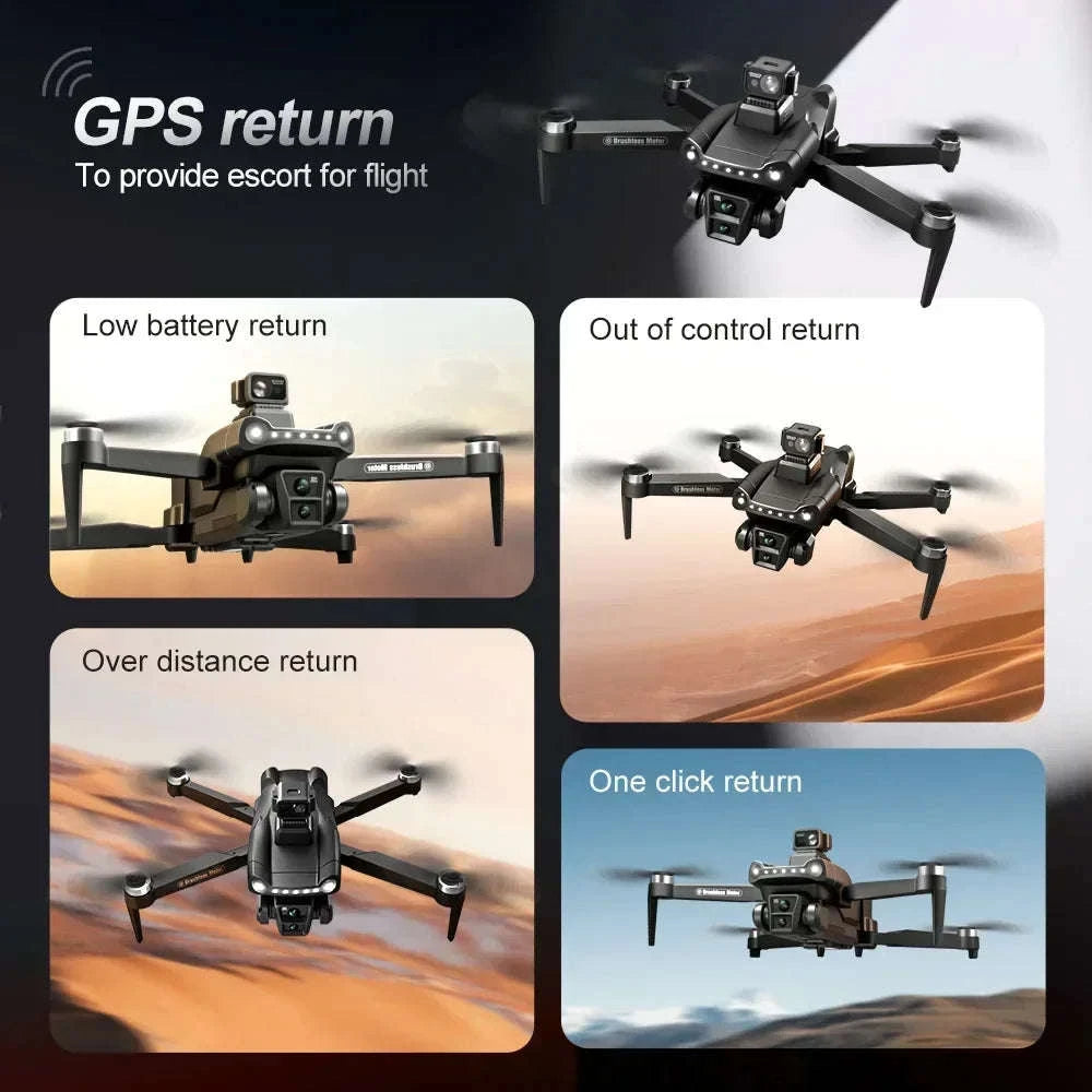 V198 GPS Drone with 8K Camera, Obstacle Avoidance & 3KM Range-Screen-8K-3B