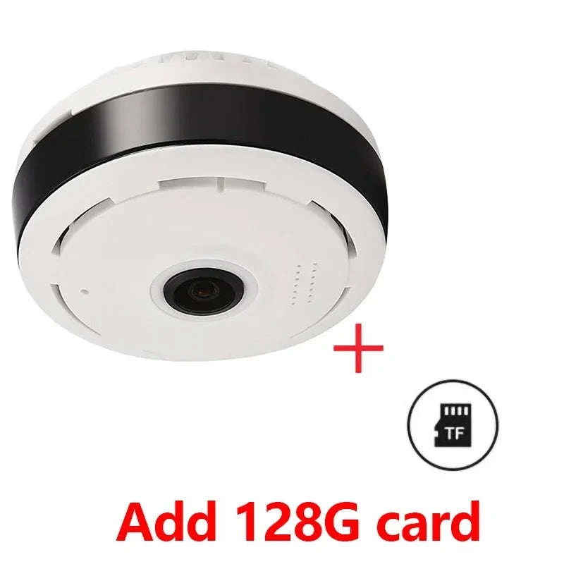 V380 Pro WiFi Panorama Camera 1080P Security Camera-camera with 64G card