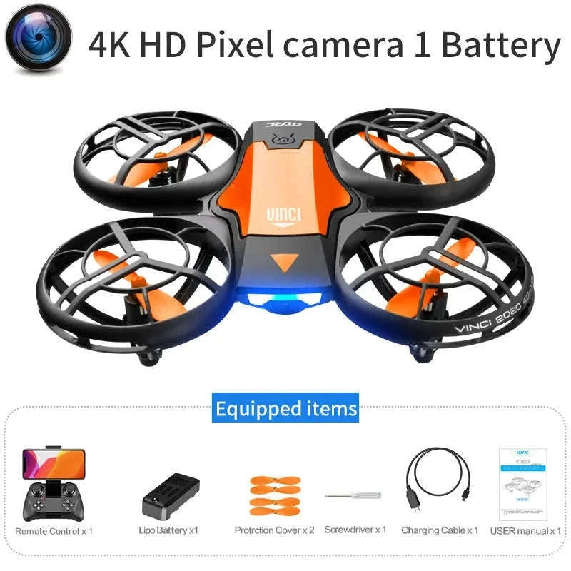 V8 Mini Drone 4K WiFi FPV Camera Flight Drone-1080P camera 1B