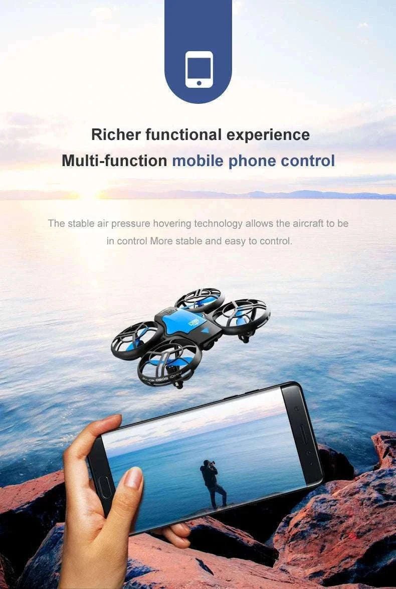 V8 Mini Drone 4K WiFi FPV Camera Flight Drone-1080P camera 1B