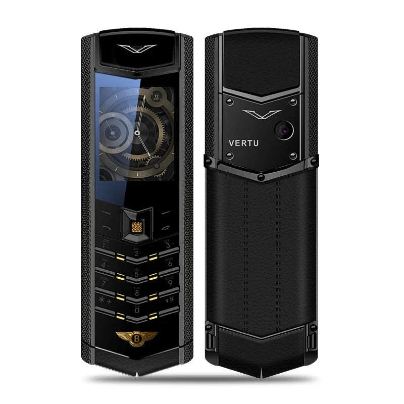 V9 Metal Body Luxury Bar Phone with Dual SIM-black / Official Standard