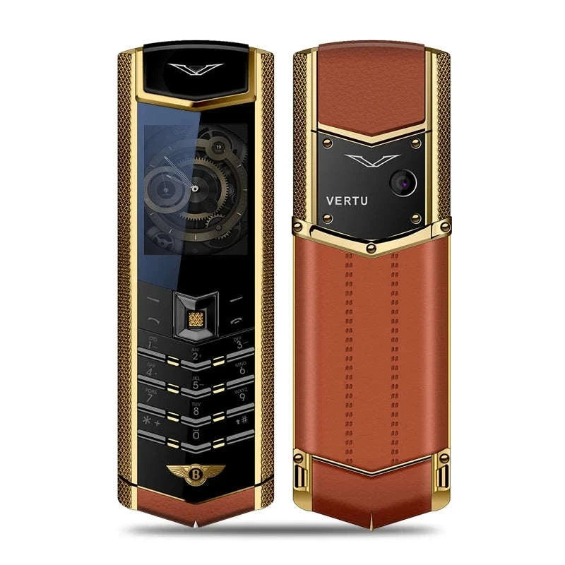 V9 Metal Body Luxury Bar Phone with Dual SIM-black / Official Standard