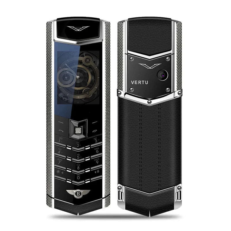 V9 Metal Body Luxury Bar Phone with Dual SIM-black / Official Standard