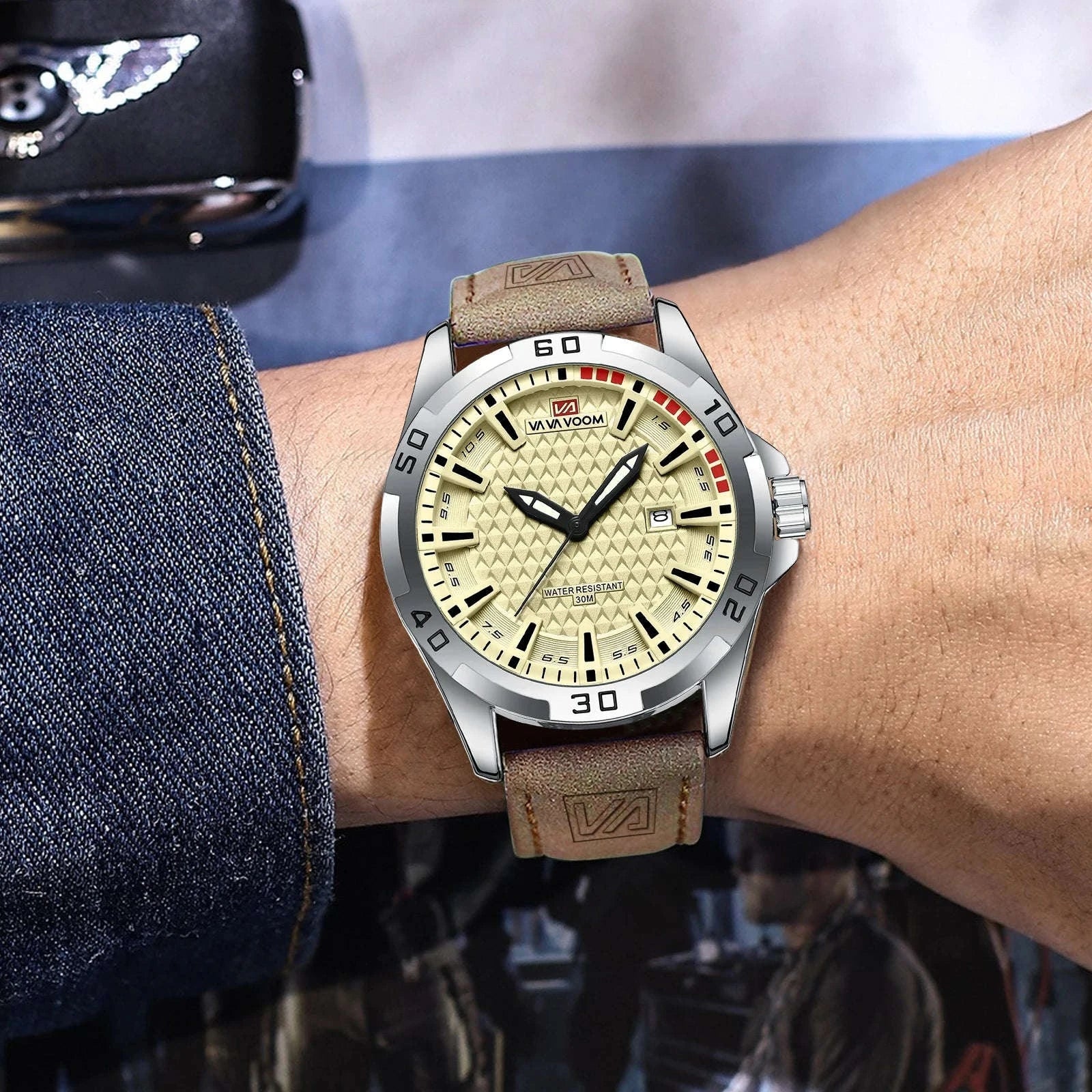 VA VA VOOM Men's Quartz Watch-2581P-YH
