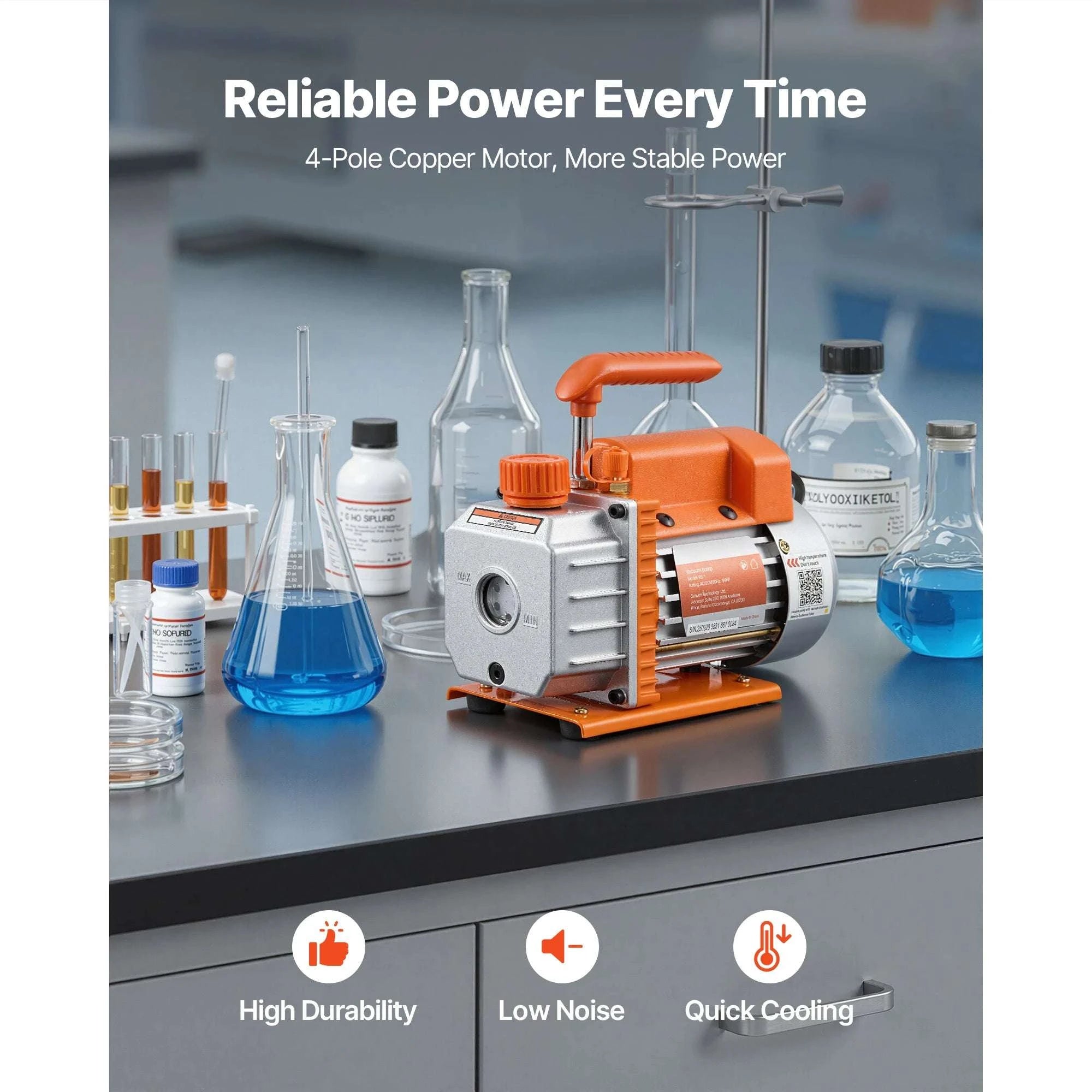 Vacuum Chamber Kit 3.5 CFM Pump for Resin Degassing & Wood Stabilizing-3 Gallon / US / United States