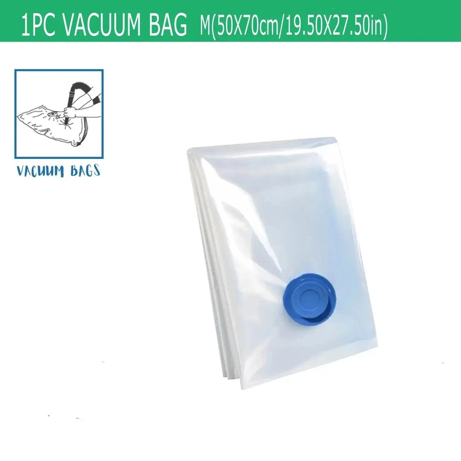 Vacuum Storage Bags for Clothing & Bedding-1pc (60 X80cm)