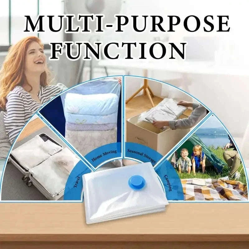 Vacuum Storage Bags with Pump for Clothes and Bedding-50x70-5pcs