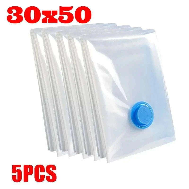 Vacuum Storage Bags with Pump for Clothes and Bedding-50x70-5pcs