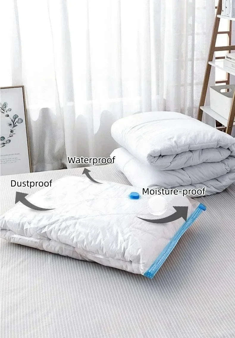 Vacuum Storage Bags with Pump for Clothes and Bedding-50x70-5pcs