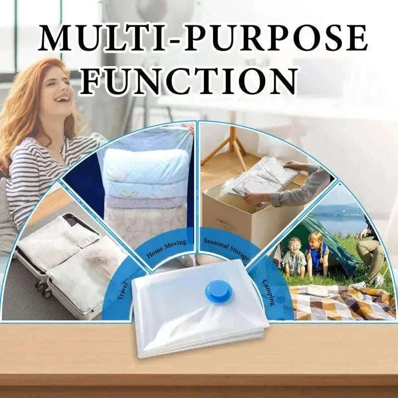 Vacuum Storage Bags with Pump for Clothes and Bedding-50x70-5pcs