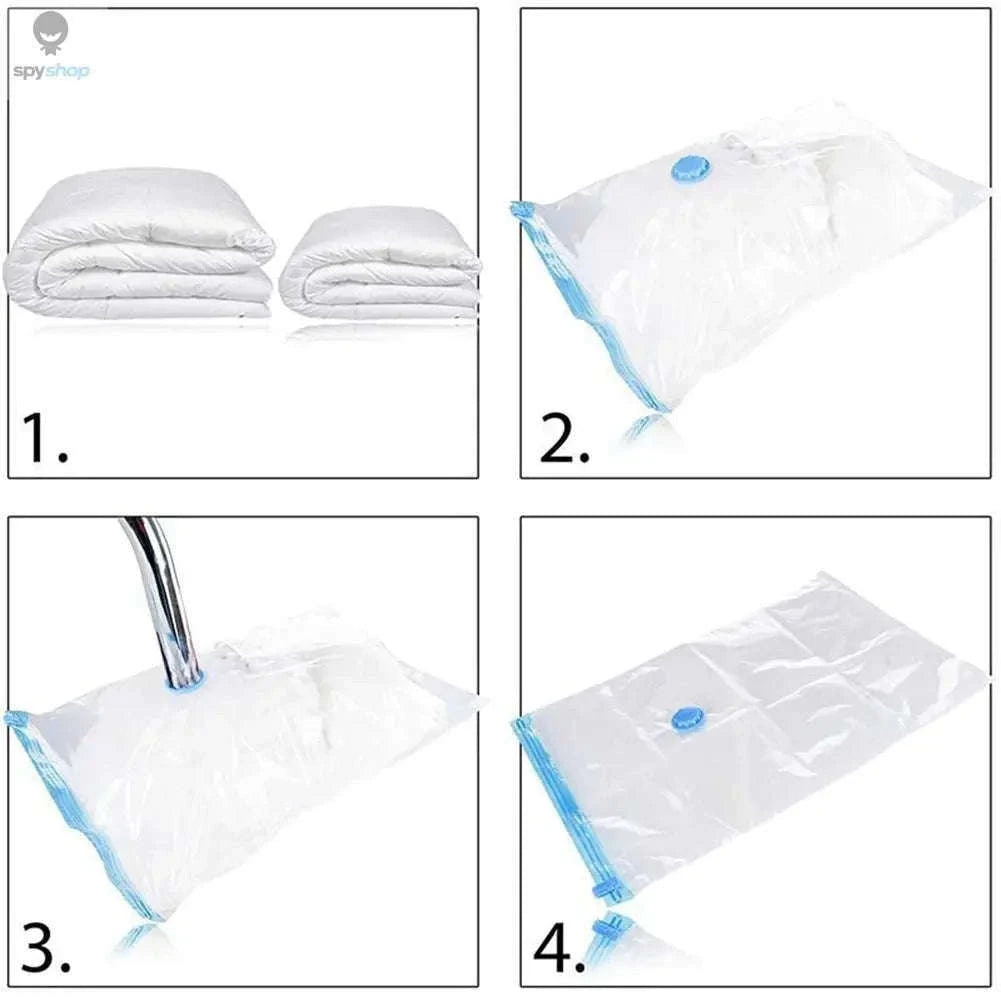 Vacuum Storage Bags with Valve for Space-Saving Storage-90x100cm
