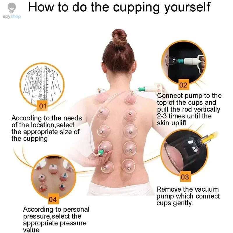 Vacuum Suction Cups for Body Massage and Relaxation-24pcs