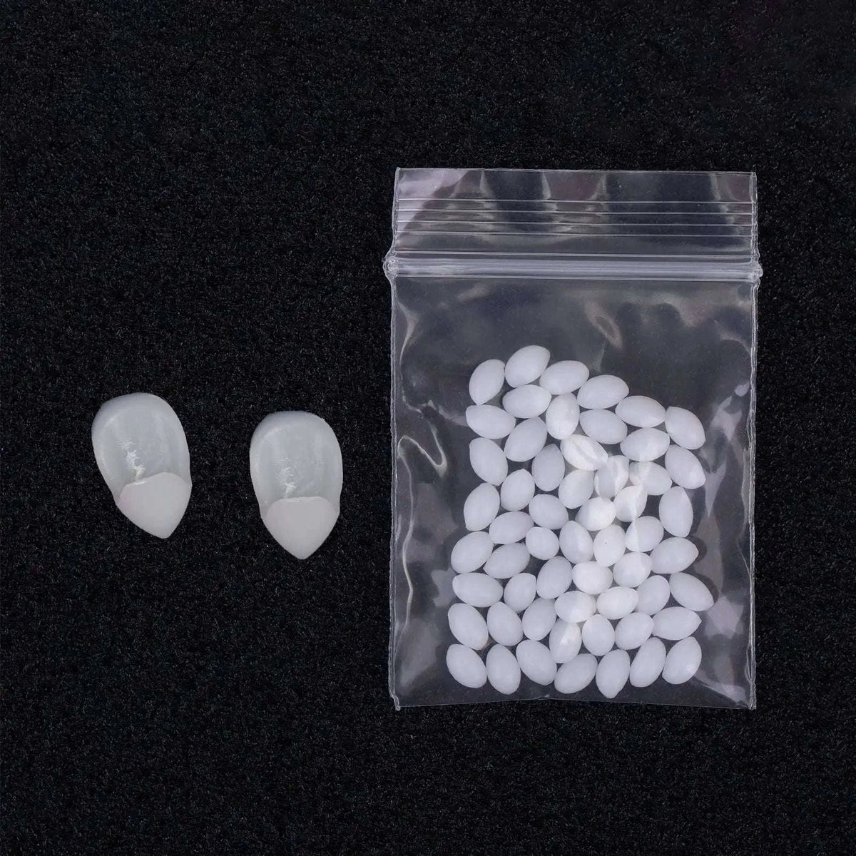 Vampire Teeth Fangs with Moldable Glue for Halloween Cosplay-2.5CM