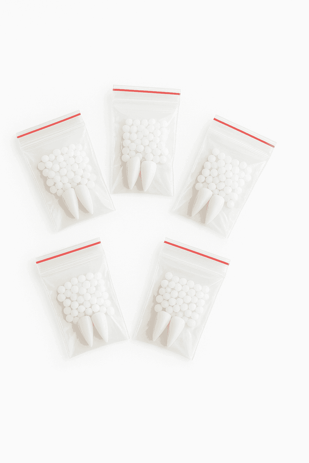 Vampire Teeth Fangs with Moldable Glue for Halloween Cosplay-2.5CM
