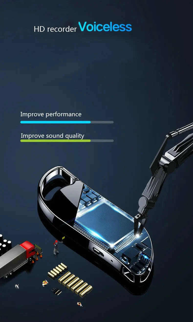 Vandlion V11 Black Mini Dictaphone with HiFi Recording and MP3 Playback-black / 32 GB