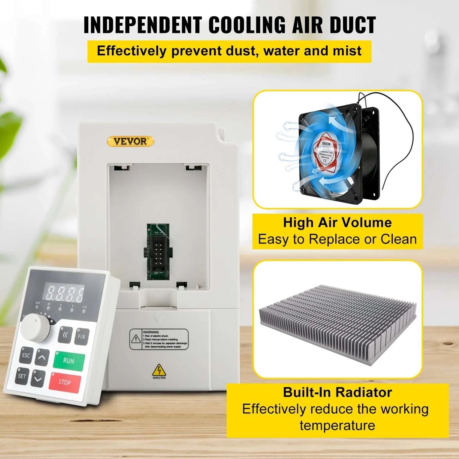 Variable Frequency Drive 2.2–7.5KW VFD Inverter CNC Motor Controller 110V/220V-4KW 5.5HP 220V / United States