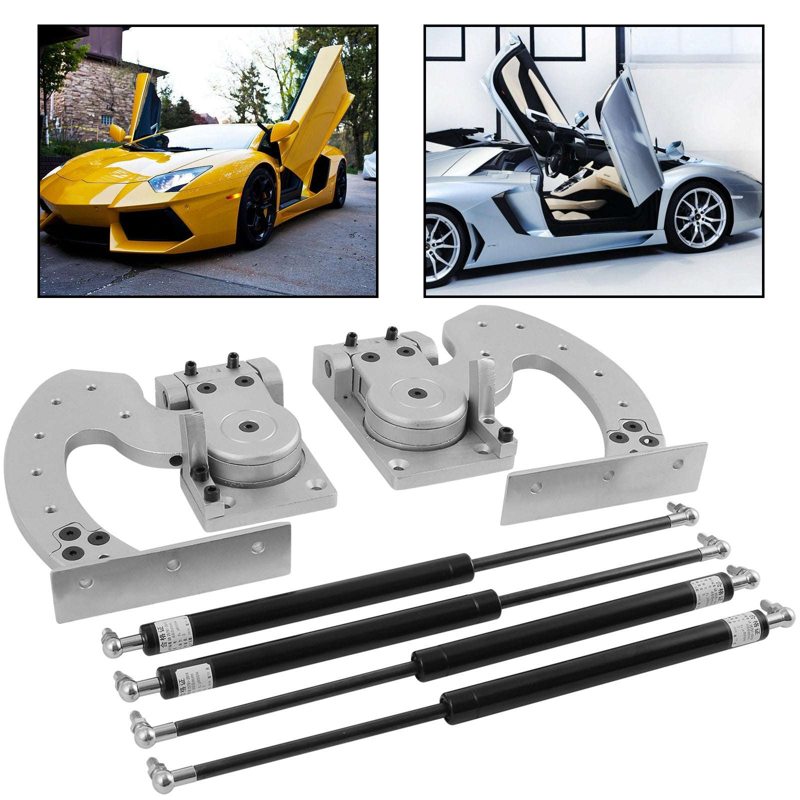 Vertical Door Hinges Bolt Kit Adjustable 90 Degrees Universal Fit-United States