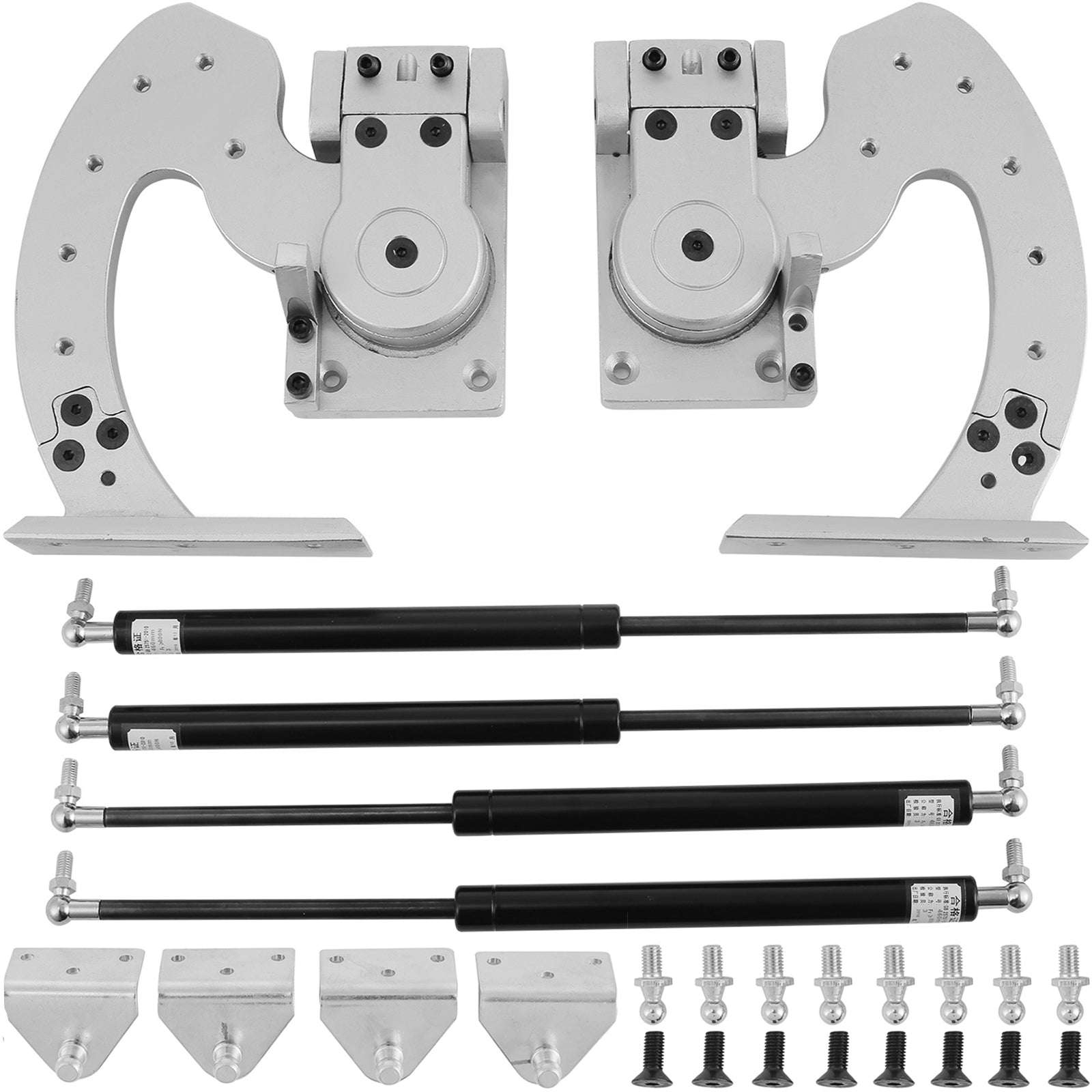 Vertical Door Hinges Bolt Kit Adjustable 90 Degrees Universal Fit-United States