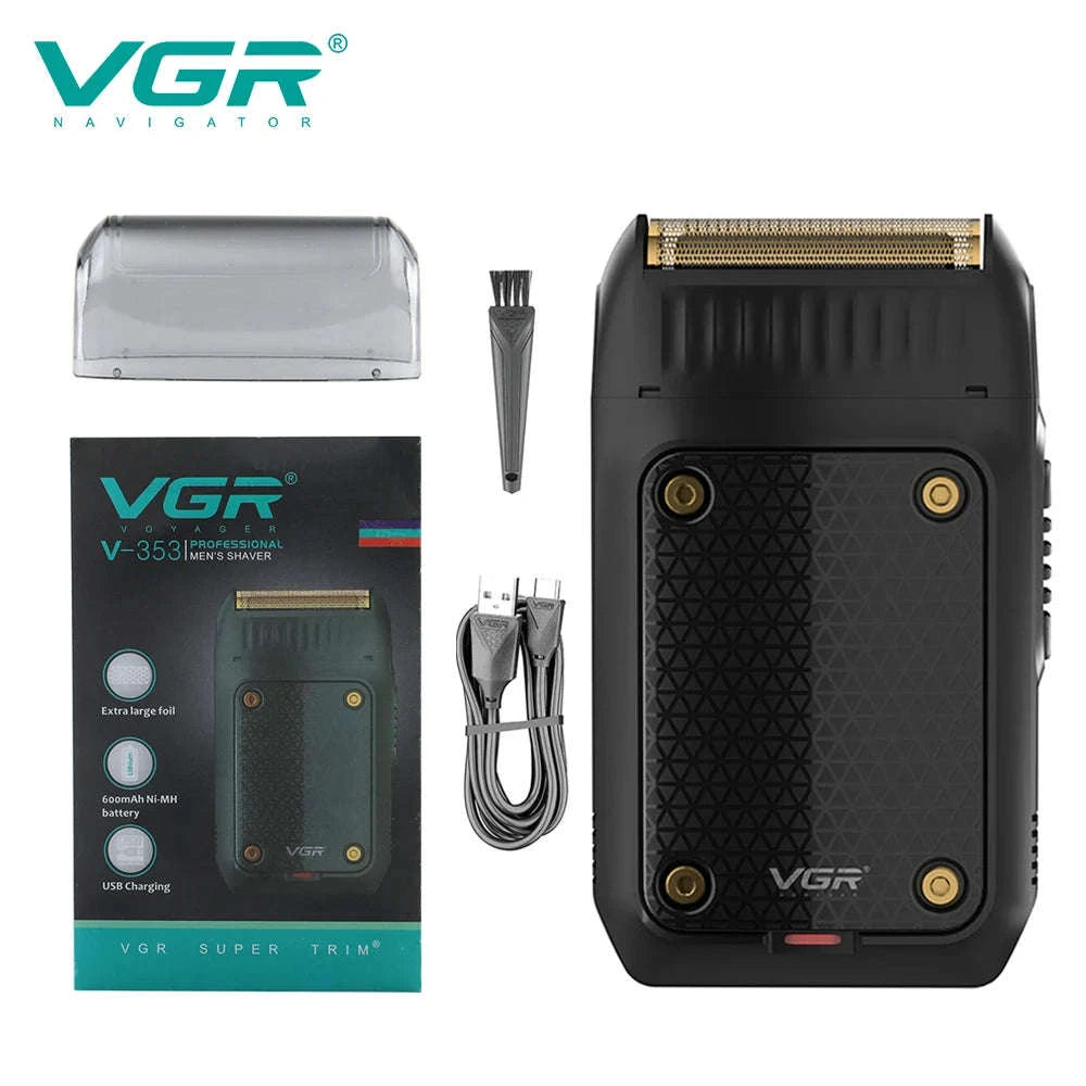 VGR V-353 Premium Portable Electric Razor & Beard Shaver-353 green