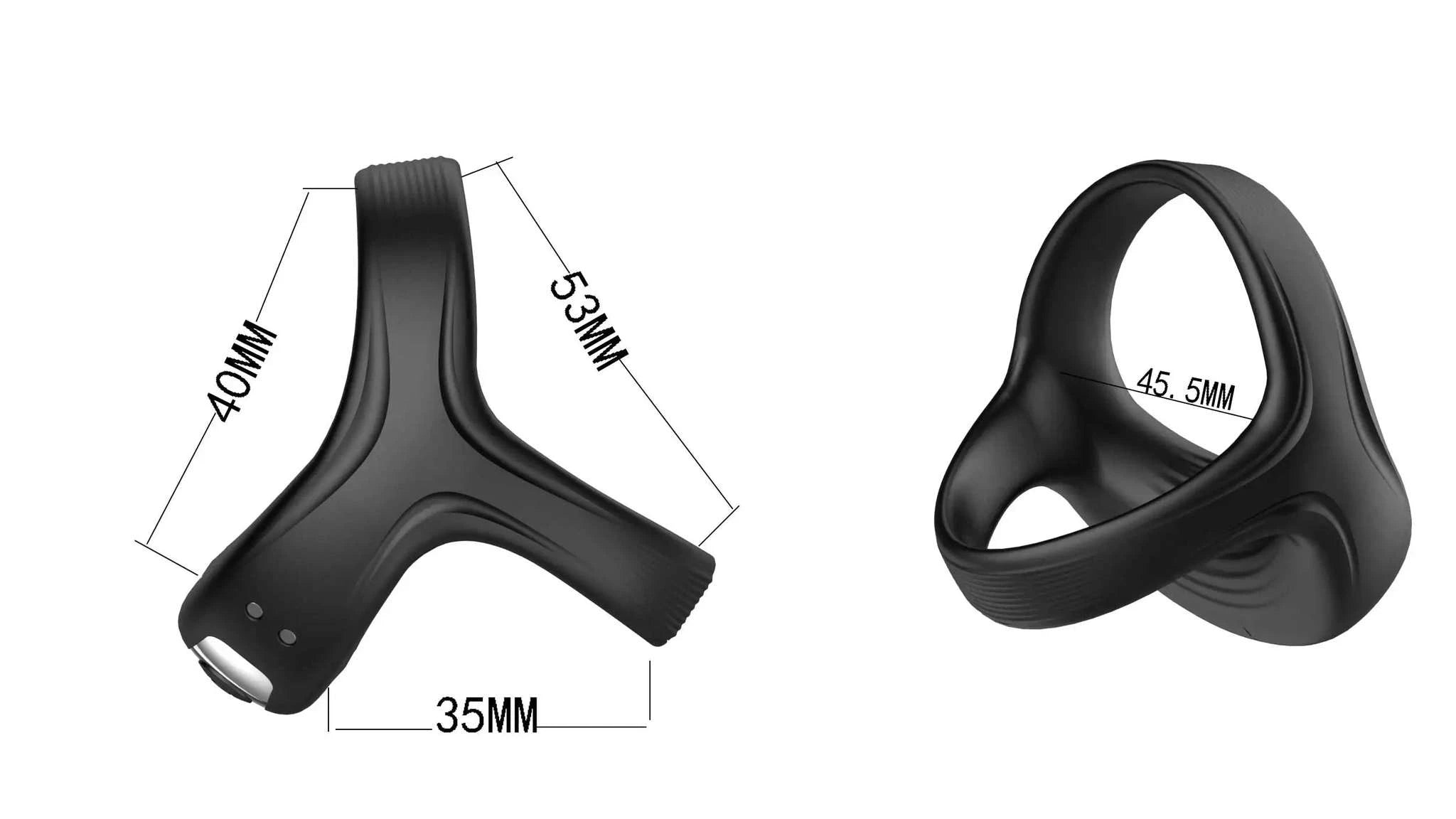 Vibrating Cock Ring for Enhanced Pleasure and Intimacy-Vibrating Ring / China Mainland