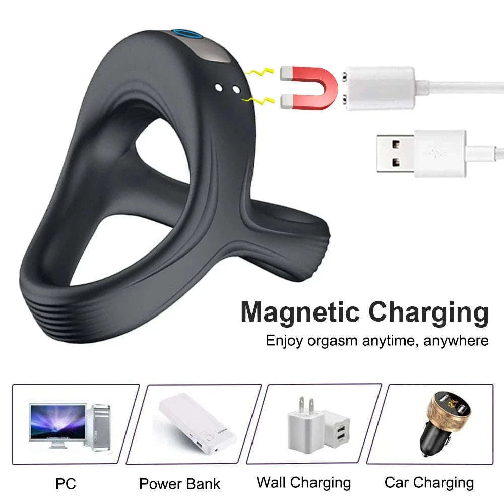 Vibrating Cock Ring for Shared Stimulation and Support-Vibrating Ring / China Mainland