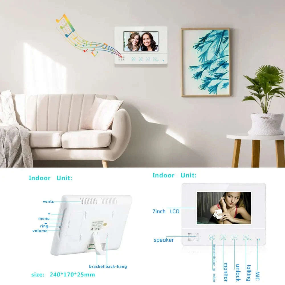 Video Door Intercom Entry System Kit for Secure Home Entry-813FA11 / CHINA