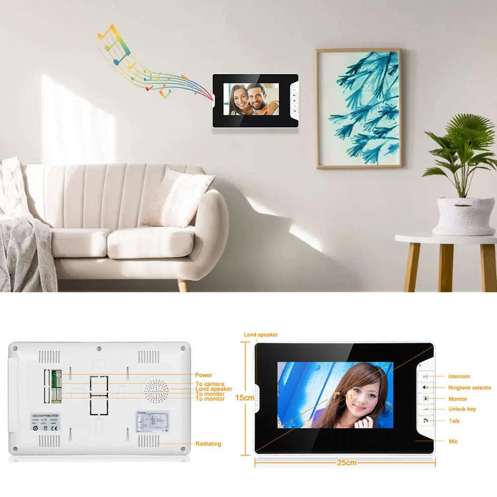 Video Door Intercom Entry System Kit for Secure Home Entry-813FA11 / CHINA